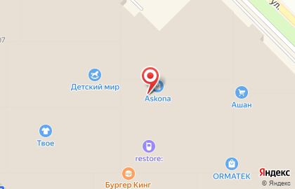 Фирменный салон Аскона в Кировском районе на карте
