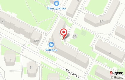 Сахарок на Южной улице на карте