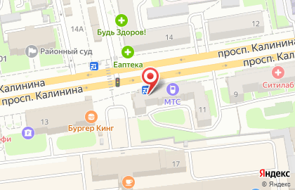 Оператор связи МТС на проспекте Калинина, 11 на карте