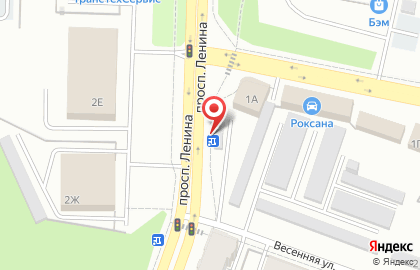 Продовольственный магазин на проспекте Ленина на карте