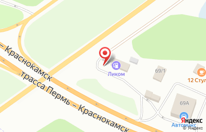 Ликом в Перми на карте