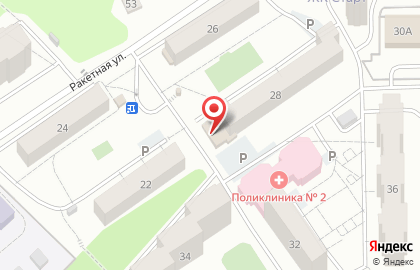 Супермаркет Магнит в Ижевске на карте
