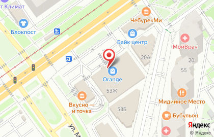 Сеть цифровых супермаркетов ДНС на улице Мира, 53ж на карте