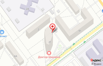 Парикмахерская Анастасия на улице Феофанова на карте