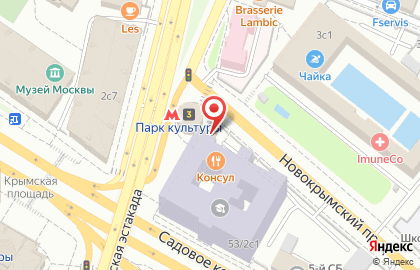 Компания Копикс на улице Остоженка на карте