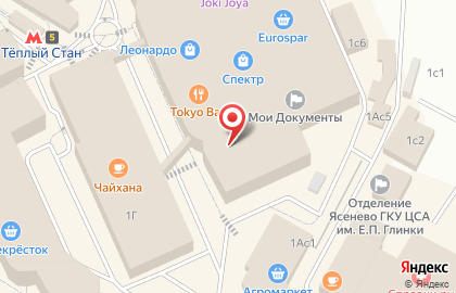 Магазин подарков modi на Новоясеневском проспекте на карте