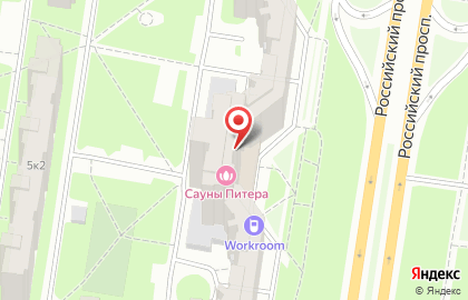Салон причесок на проспекте Большевиков на карте