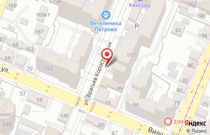 ООО Канис на улице Братьев Коростелёвых на карте