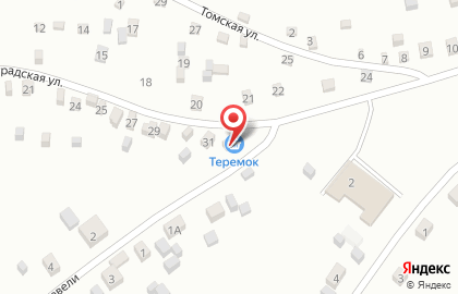 Магазин Теремок на улице Руставели на карте