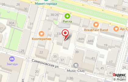 Spa-салон Нарния на Симеоновской улице на карте