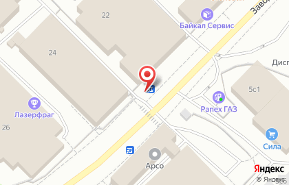 Сеть киосков и магазинов свежей выпечки Метро-II на Заводской улице, 22 киоск на карте