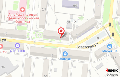 Сибирская Сберегательная Касса на Советской улице на карте