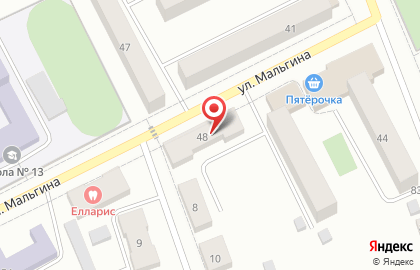 Супермаркет Пятёрочка в Екатеринбурге на карте