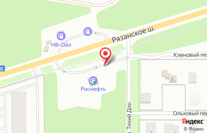 Роснефть в Новомосковске на карте