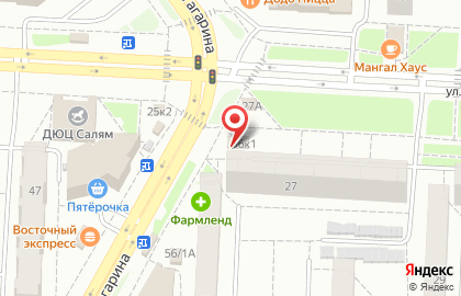 Магазин-пекарня Дом хлеба на улице Юрия Гагарина на карте