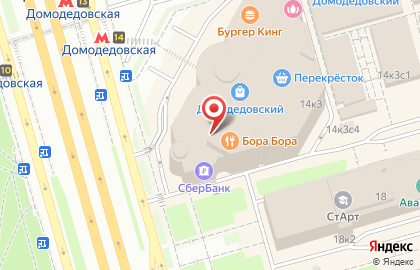 Связной на Домодедовской на карте