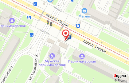 Магазин овощей и фруктов на улице Карпинского на карте