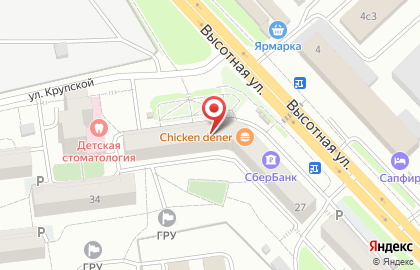 Магазин пива Ice beer на Высотной улице на карте