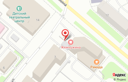 Стоматологическая клиника Жемчужина на проспекте Ленина на карте