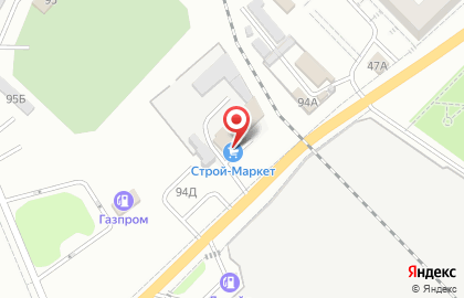 Строймаркет в Астрахани на карте