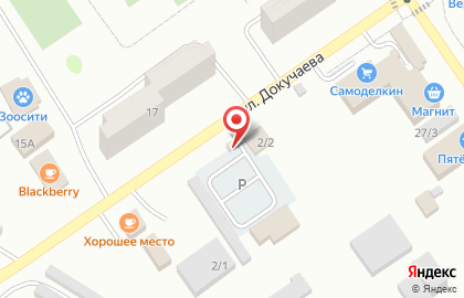 Автостоянка в Уфе на карте