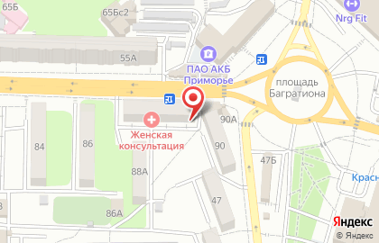 Продуктовый магазин Пятница в Советском районе на карте