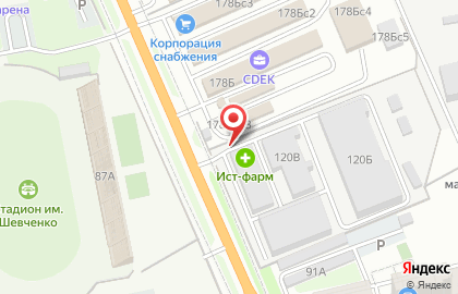 Ист-фарм на карте