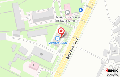 Торгово-сервисная компания Медтехника на улице Фёдора Гладкова на карте