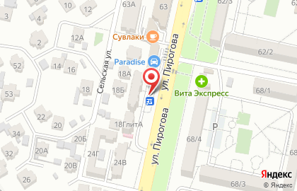 Продуктовый магазин в Ставрополе на карте