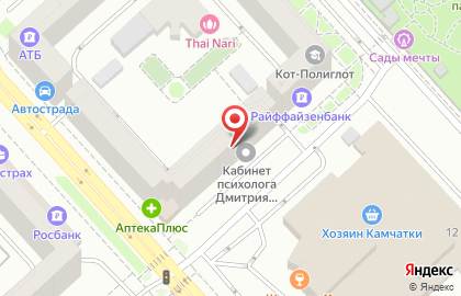 Архидом в Советском районе на карте