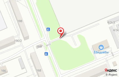 Автостоянка в Красноярске на карте