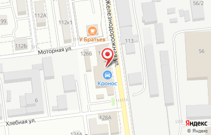 Магазин автозапчастей Exist.ru на Железнодорожной улице на карте