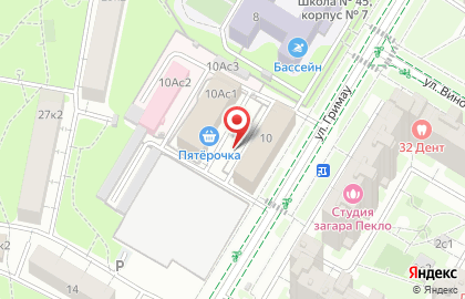 Мегаплан на улице Гримау на карте