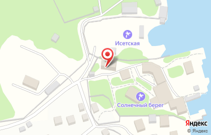 База отдыха Солнечный берег в Екатеринбурге на карте
