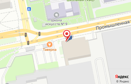 Кафе Байкал на Промышленной улице на карте
