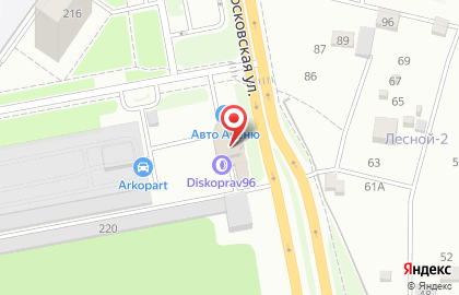 Автомойка Авто Авеню на Московской улице на карте