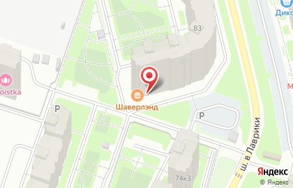 Кафе Шаверма в Санкт-Петербурге на карте