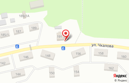 Продовольственный магазин Лукошко на улице Чкалова на карте