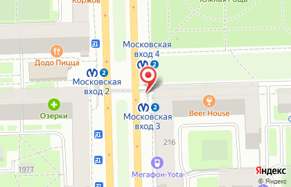 Билетный оператор Kassir.ru на Московском проспекте на карте
