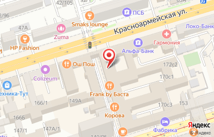 Советский в Газетном переулке на карте