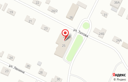 Продовольственный магазин Каменское сельское потребительское общество на улице Титова на карте