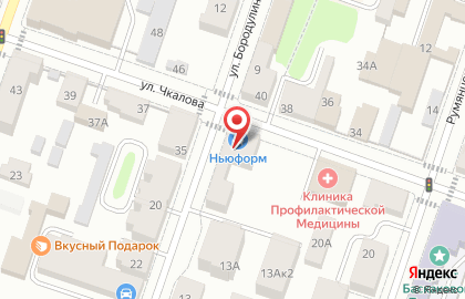Магазин автозапчастей Автопрофиль на улице Чкалова на карте