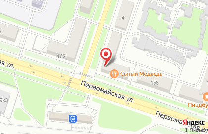 Компания по производству матрасов и аксессуаров Свисхоум на Первомайской улице на карте