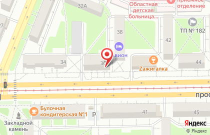 Магазин Шик ткани на проспекте Ленина на карте