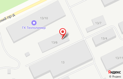 Производственная компания ТехПолимер в Нижном проезде на карте