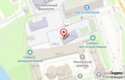 Школа №498 с дошкольным отделением на Крестьянской площади, 2а на карте