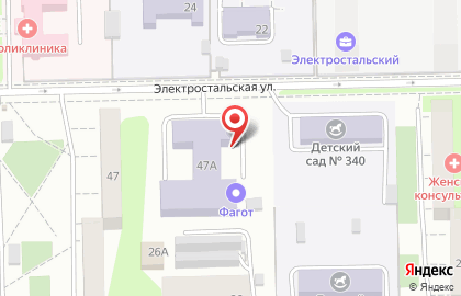 ЮУрГУ на Электростальской улице на карте
