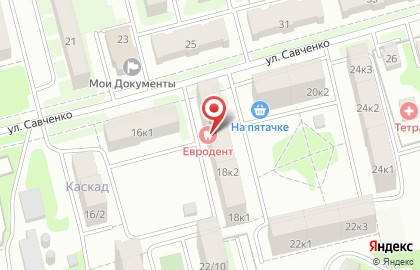 Клиника Евродент в Петропавловске-Камчатском на карте