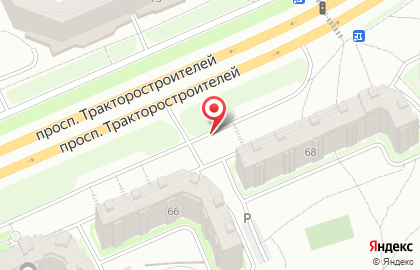 Автосервис 24 часа на проспекте Тракторостроителей на карте