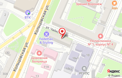 Автошкола Баграм на улице Чайковского на карте
